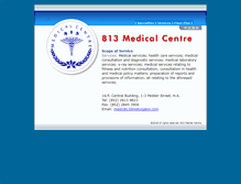 Tablet Screenshot of medicalcentre813.com.hk